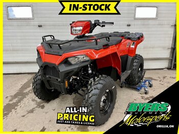 2024 Polaris SPORTSMAN 450 H.O. EPS ORANGE RUST NON METALLIC