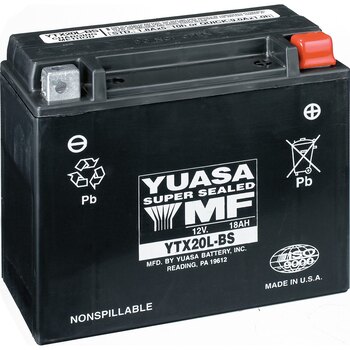 Yuasa Batterie 18 Amps. Wet