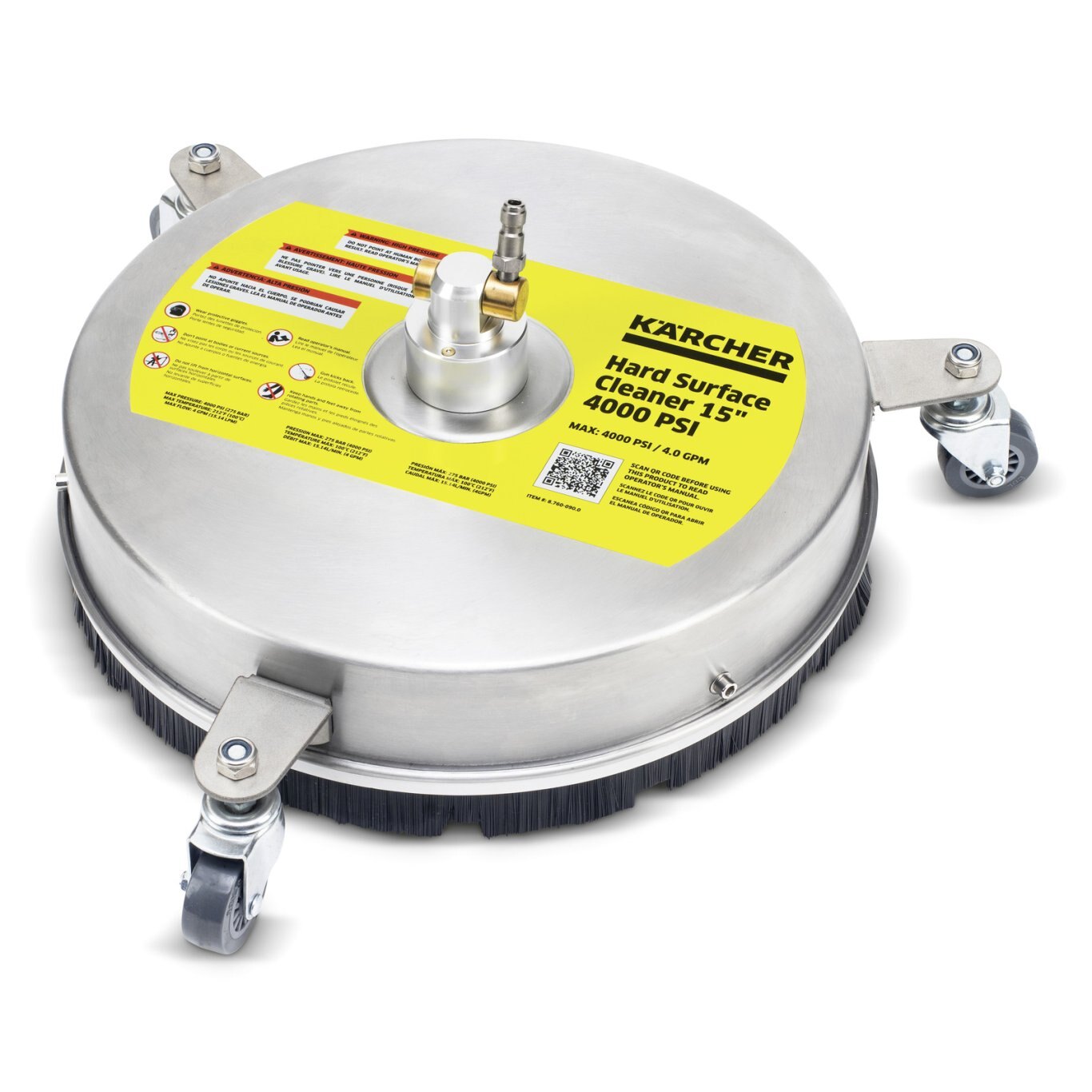 Karcher 15 Metal Surface Cleaner with Wheels