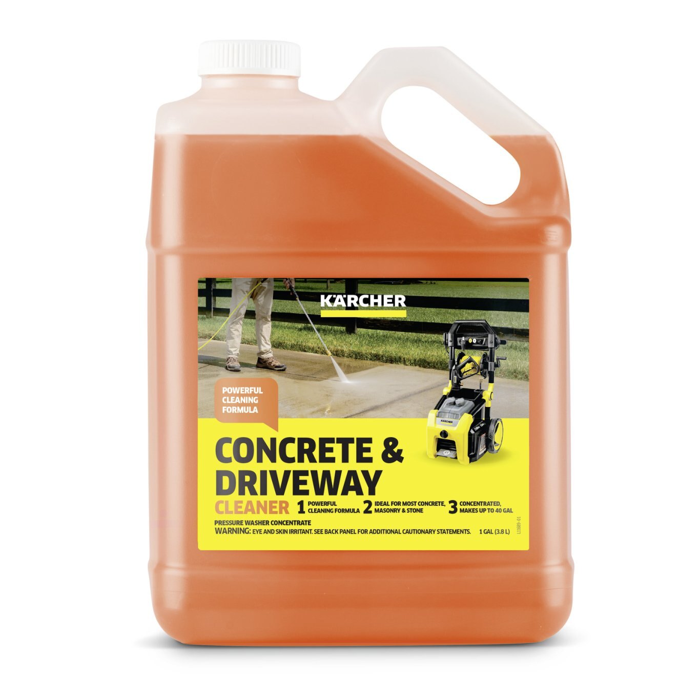 Karcher Concrete and Driveway Cleaner, 1 Gal, Pressure Washer Soap