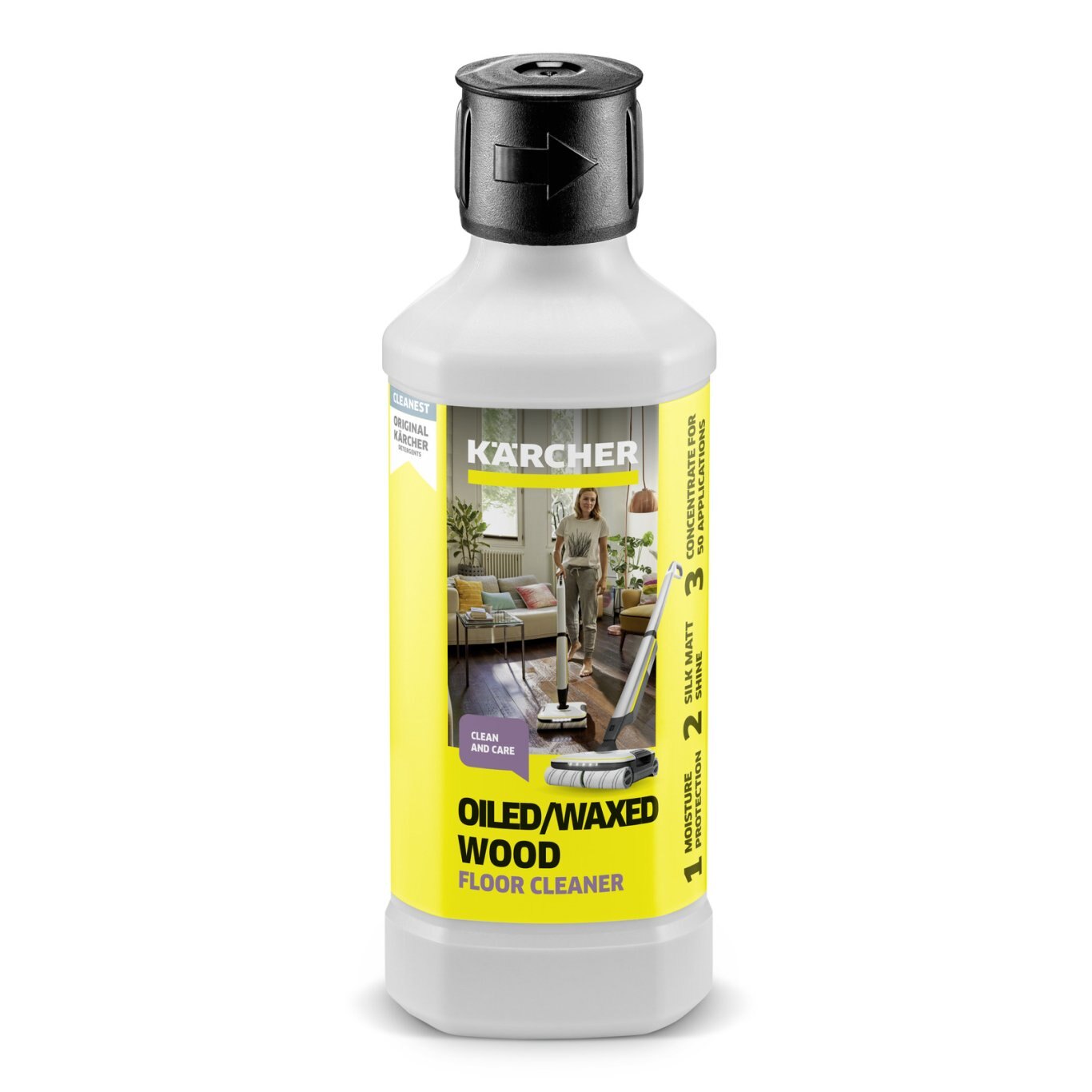 KarcherFC Wood Floor Oil/Wax Cleaner RM535 (500ml)