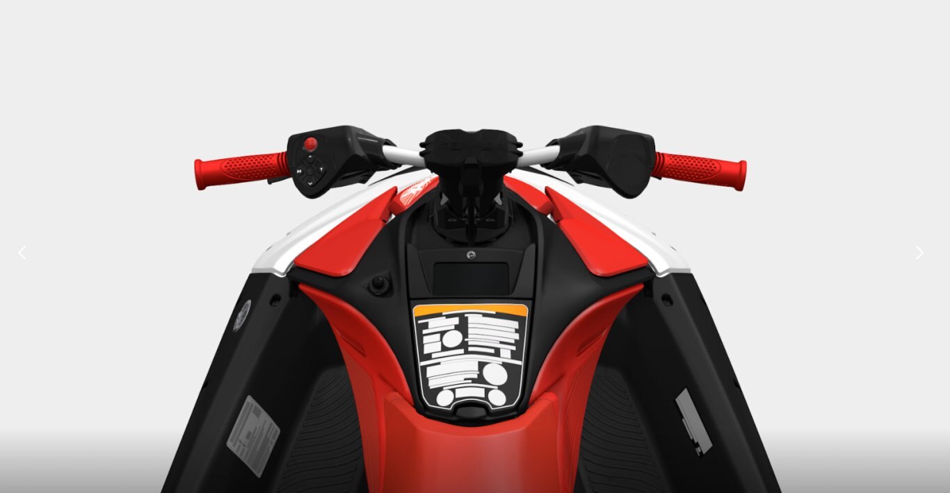 2026 Sea Doo Spark Trixx for 3 Dragon Red / Bright White