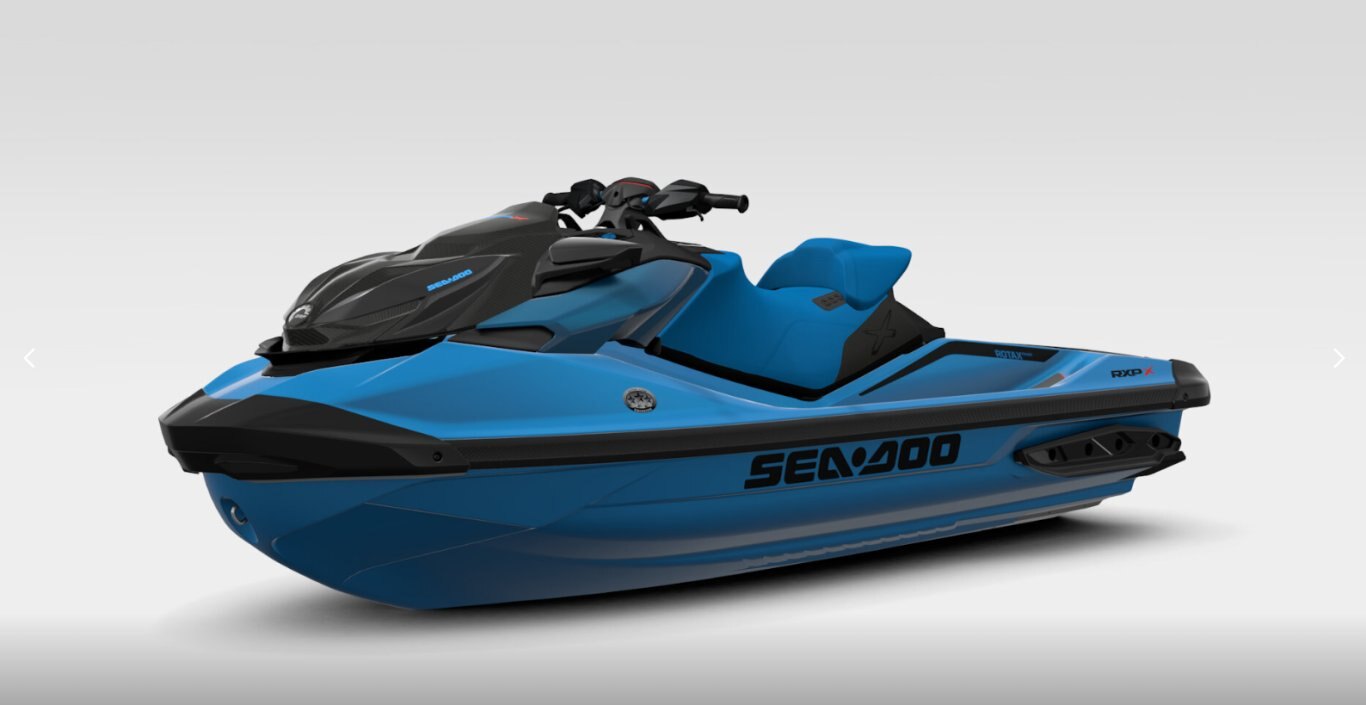 2026 Sea Doo RXP X 325 Gulfstream Blue Premium