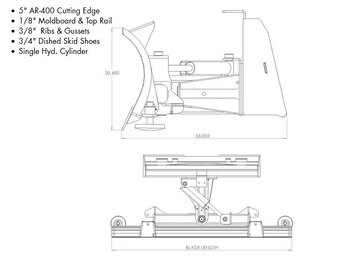 Martatch PUSH BROOMS Hydraulic or manual Angle