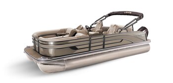 2026 Lowe Boats SS 230 DL Caribou Metallic Exterior Grey Upholstery with Blue Accents