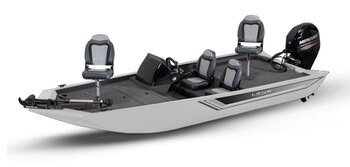 2026 Lowe Boats Skorpion 16 White Exterior Gray Carpeted Interior