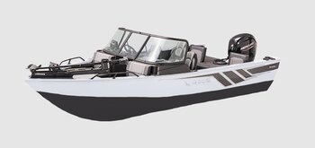 2026 Lowe Boats FS1875 Two Tone Black Base w/ Metallic Blue Accent