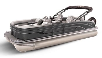 2026 Lowe Boats SS 230 DL Black Metallic Exterior Grey Upholstery with Mono Chrome Accents