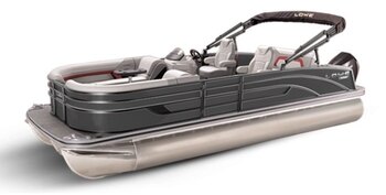 2026 Lowe Boats SS 230 DL Black Metallic Exterior Grey Upholstery with Mono Chrome Accents