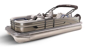 2026 Lowe Boats SS 230 DL Black Metallic Exterior Grey Upholstery with Blue Accents