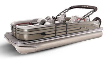 2026 Lowe Boats SS 230 DL Black Metallic Exterior Grey Upholstery with Blue Accents