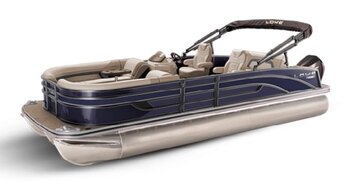 2026 Lowe Boats SS 230 DL Indigo Blue Metallic Exterior Grey Upholstery with Mono Chrome Accents