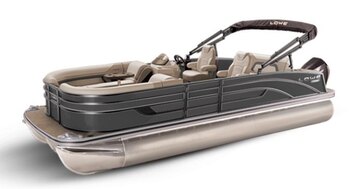 2026 Lowe Boats SS 230 DL Charcoal Metallic Exterior Grey Upholstery with Mono Chrome Accents