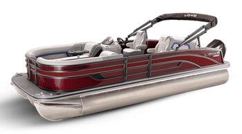 2026 Lowe Boats SS 230 DL Black Metallic Exterior Grey Upholstery with Blue Accents