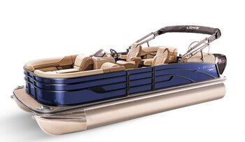 2026 Lowe Boats LS 210 WT Indigo Blue Metallic Fence