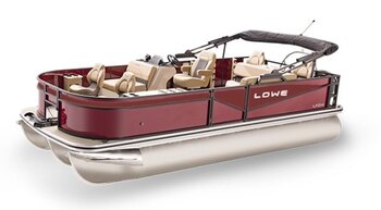 2026 Lowe Boats SF 214 Custom Graphic Infused Red Metallic