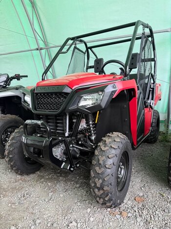 2026 Honda Rancher TRX420 Manual Shift Hero Red