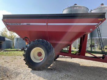 J&M RX1412 20T RIGHT HAND AUGER Grain Cart W Tracks