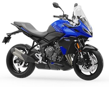 2025 Triumph ALL NEW TIGER SPORT 800 Caspian Blue / Phantom Black