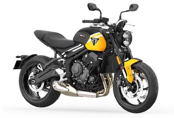 2025 Triumph NEW TRIDENT 660 Cosmic Yellow / Sapphire Black