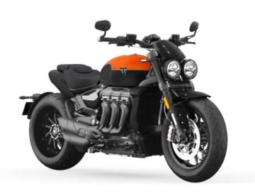 2026 Triumph ROCKET 3 STORM R Satin Baja Orange / Matt Sapphire