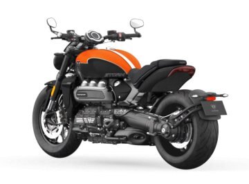 2026 Triumph ROCKET 3 STORM R Satin Baja Orange / Matt Sapphire