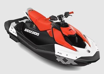 2024 Sea Doo Spark Trixx for 1 dragon red/bright white