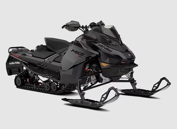 2025 Ski Doo MXZ X RS with Competition Package Rotax® 850 E TEC Turbo R with Water Injection System BLACK