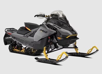 2025 Ski Doo MXZ Adrenaline with Blizzard Package Rotax® 850 E TEC Monument Grey / Black