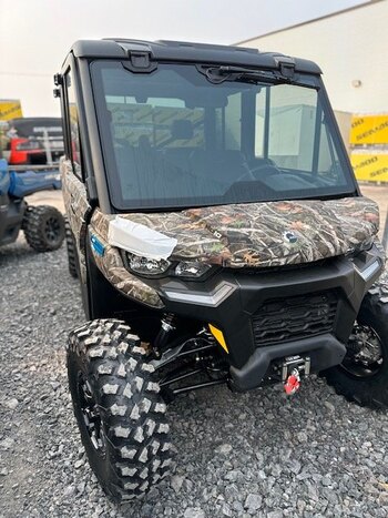 2025 Can Am DEFENDER MAX LTD Cab Rotax HD10 V twin engine Wildland Camo