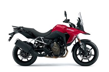 2025 Suzuki V STROM 800 Candy Daring Red