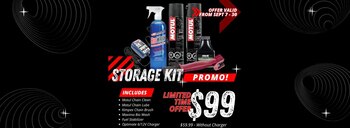 MOTORCYCLE STORAGE KIT PROMO WITH CHARGER