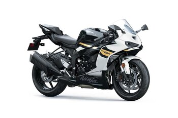 2026 Kawasaki NINJA ZX 6R ABS Pearl Robotic White / Metallic Spark Black