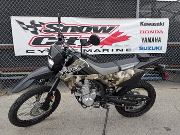 2026 Kawasaki KLX300 Cypher Camo Beige / Ebony