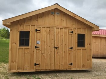 8x12 Reverse Gable End Shed