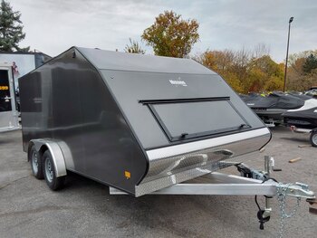 2024 Mission Enclosed Snow MFS 7.5 x 16 Trailer DEMO