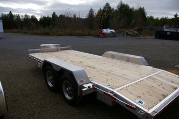 2025 80X16 EQUIPMENT TRAILER, TANDEM AXLE, ALUMINUM, ALUMINUM, SILVER, 7002GVWR 