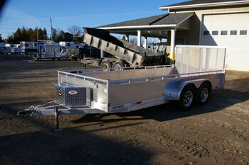 2026 80X16 UTLILTIY TRAILER, TANDEM AXLE, ALUMINUM, ALUMINUM, SILVER, 7010GVWR 