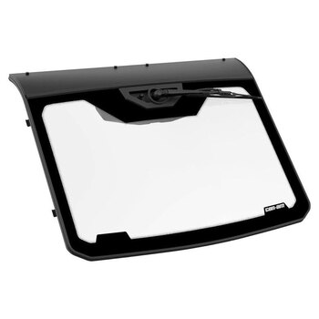 Glass Windshield with Wiper and Washer Kit