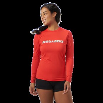 Women's Long Sleeve Rashguard Signature L Black