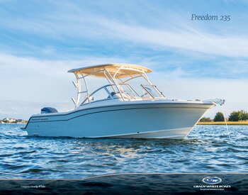 2019 Grady White Freedom 235 Yamaha 300 with full canvas package