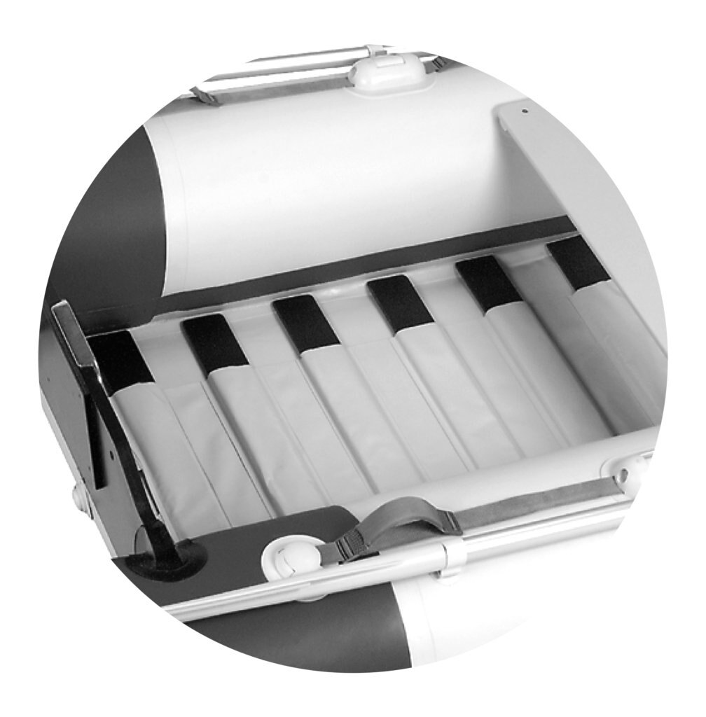 Zodiac CADET 230 Roll Up. Slatted floor