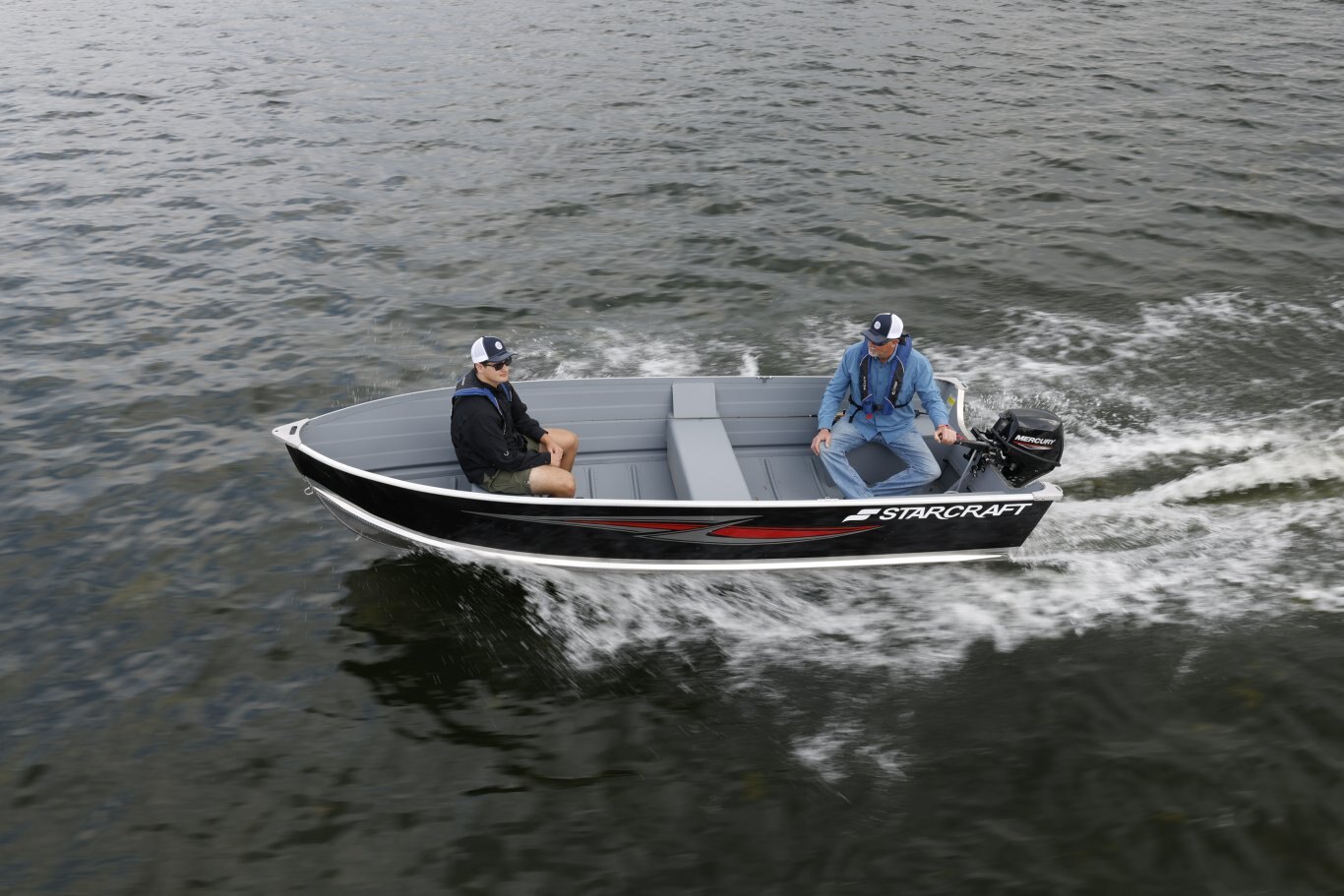 Starcraft 14 SF Split Rear Seat 68 beam with long shaft 20 transom