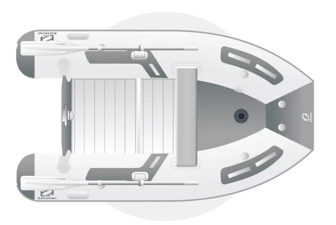 Zodiac CADET 310 Aluminum floor, Air keel
