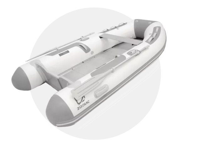 Zodiac CADET 310 Aluminum floor, Air keel