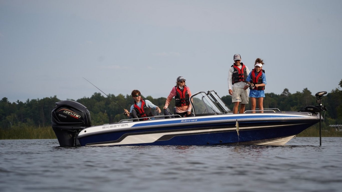 Skeeter Solera 189 with Yamaha VMAX 200 and Custom Trailer