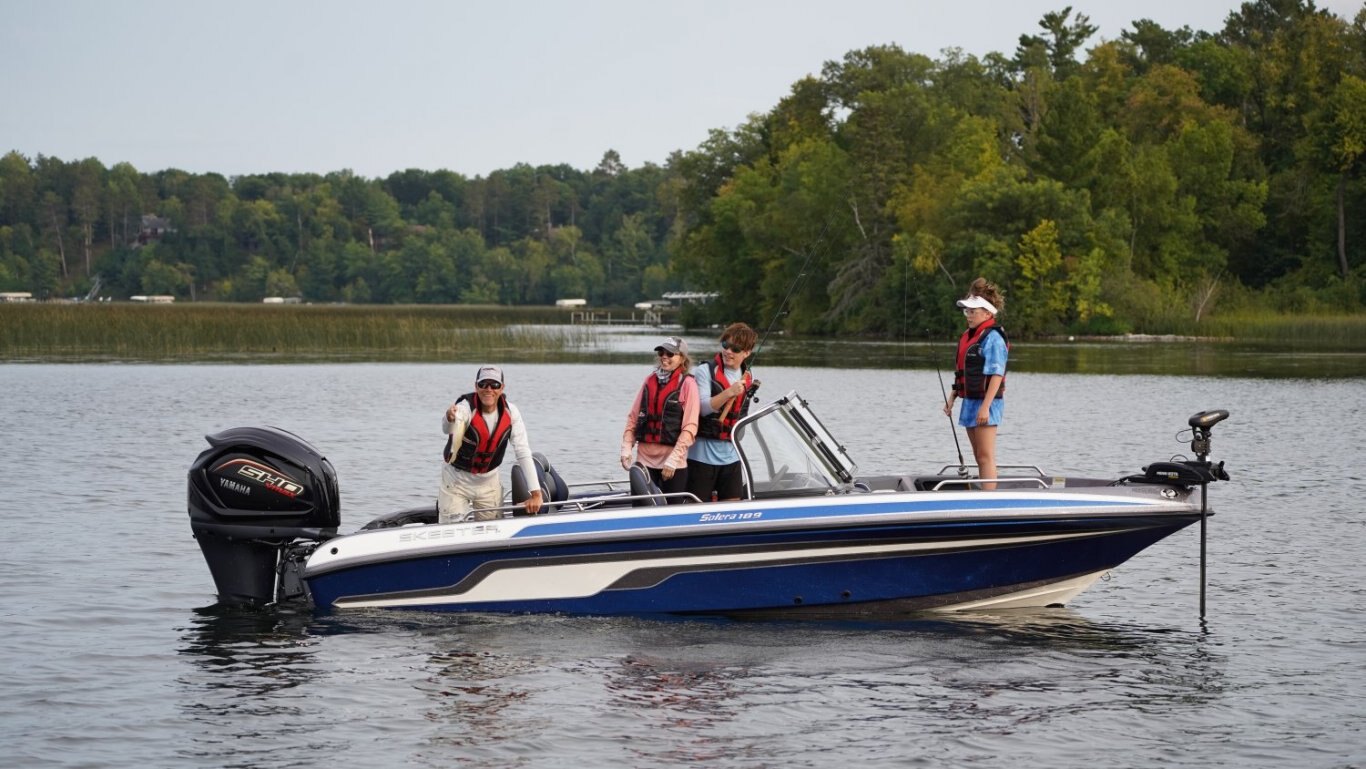 Skeeter Solera 189 with Yamaha VMAX 200 and Custom Trailer