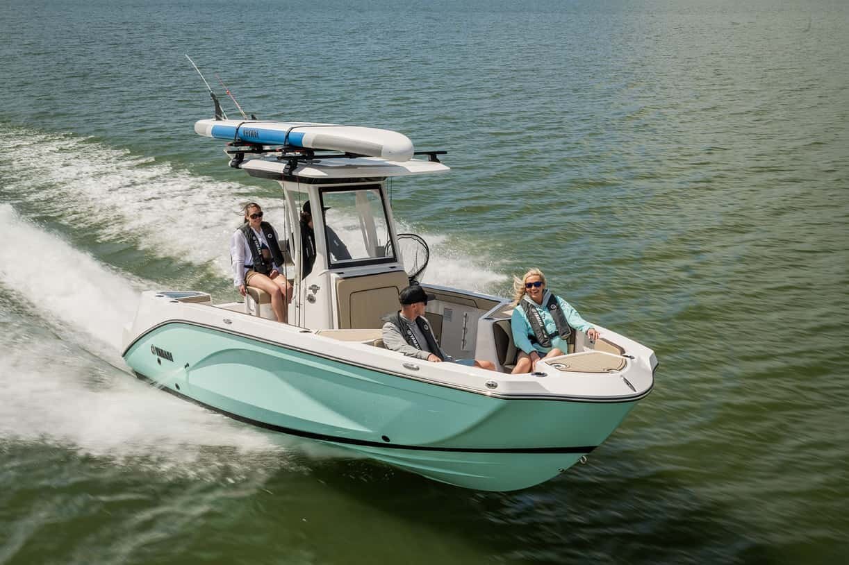 2026 Yamaha 222 FSH Sport E Seafoam Green