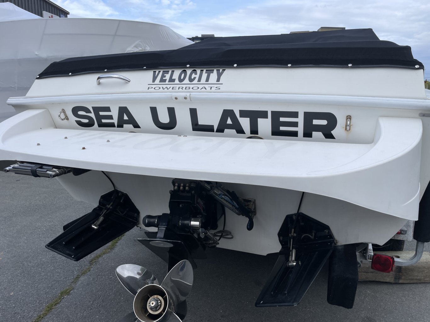 2004 Velocity Powerboats 260 with Mercruiser 496 MAG HO. (134 hours) and Aluminum Trailer