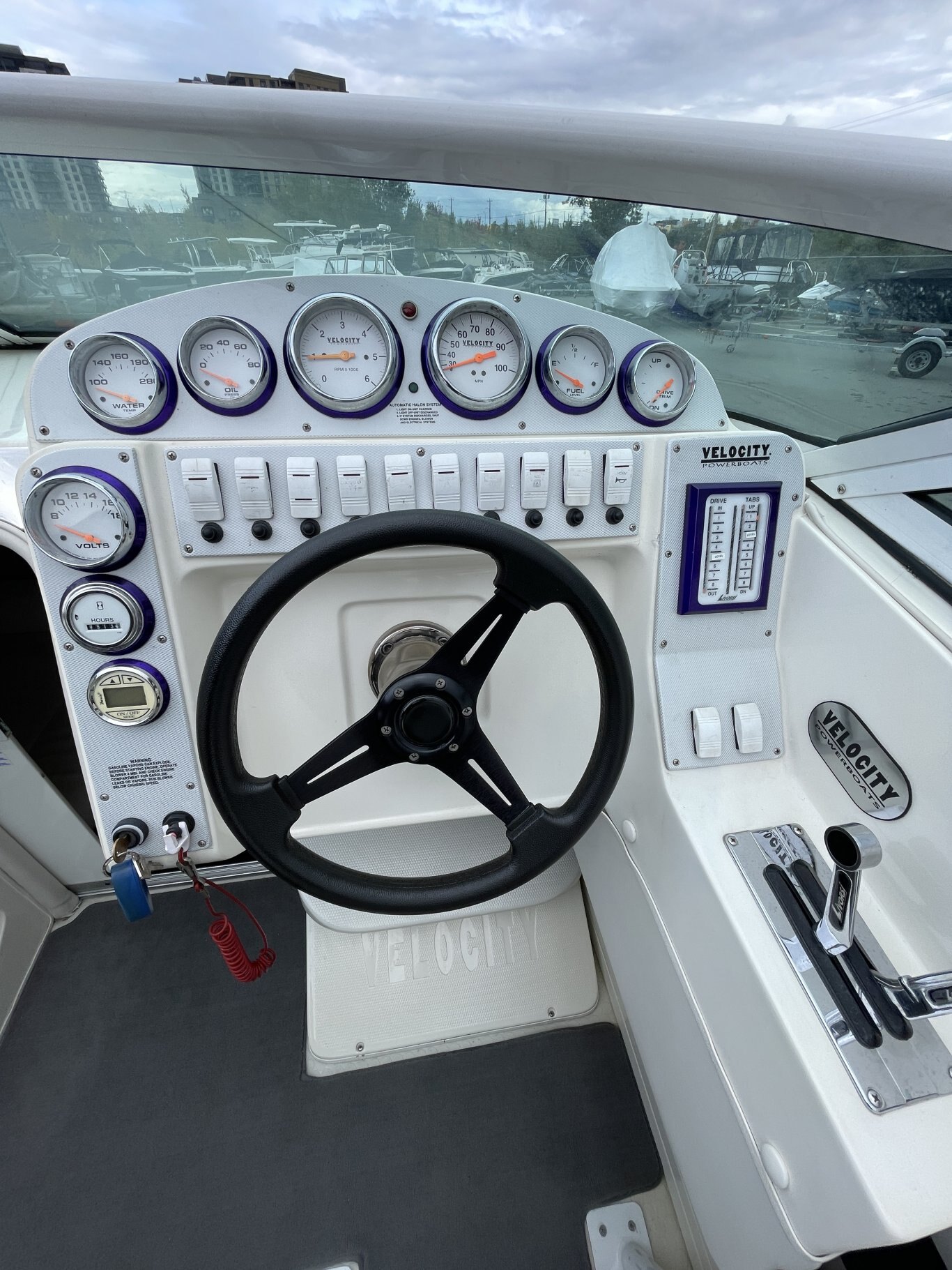 2004 Velocity Powerboats 260 with Mercruiser 496 MAG HO. (134 hours) and Aluminum Trailer